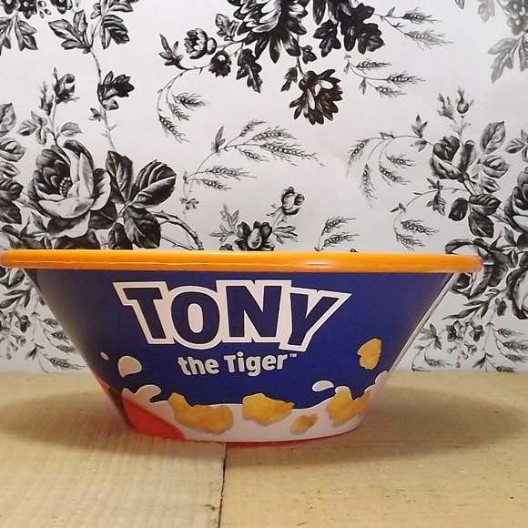 2023 Tony the Tiger Orange Cereal Bowl Kellogg’s Frosted Flakes - Picture 3 of 4